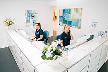 MFAs während der Arbeit an der Anmeldung