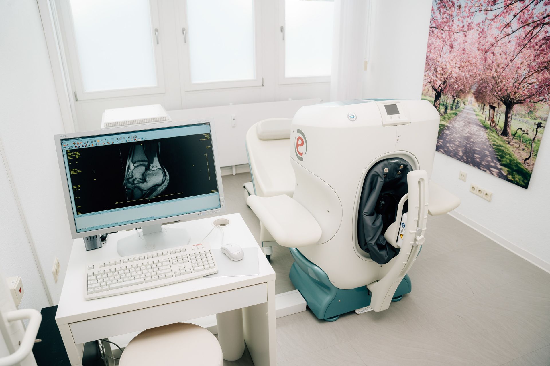 Röntgenausstattung mit Computerplatz